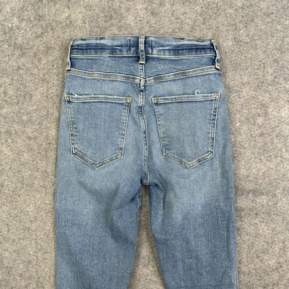 Agolde Distressed Ripped Sophie Skinny Jeans A003 B-843, Size 24 - Picture 11 of 12